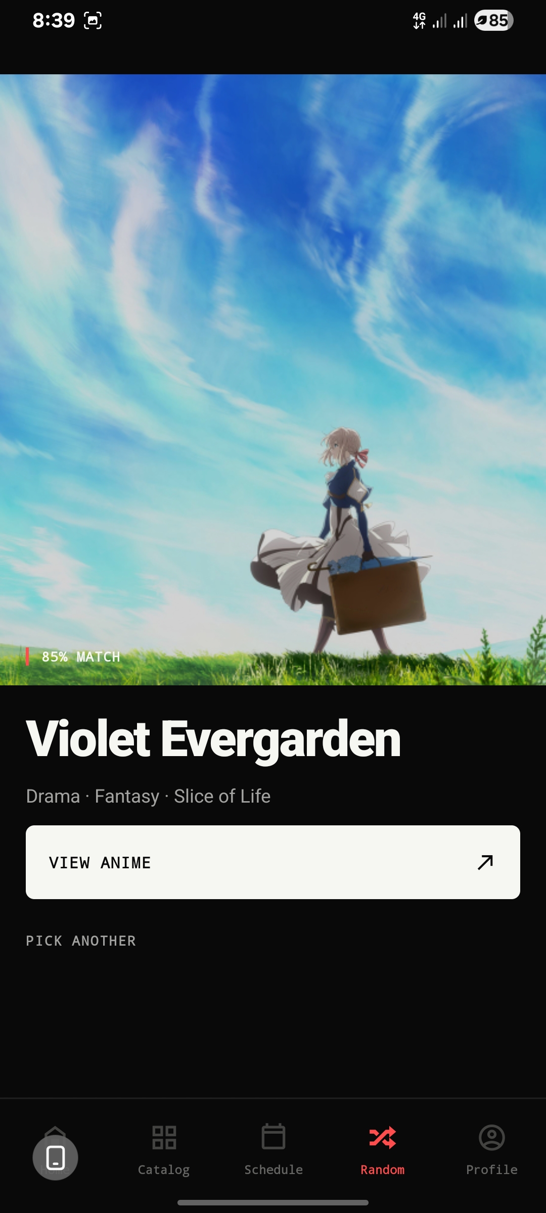 Random screen